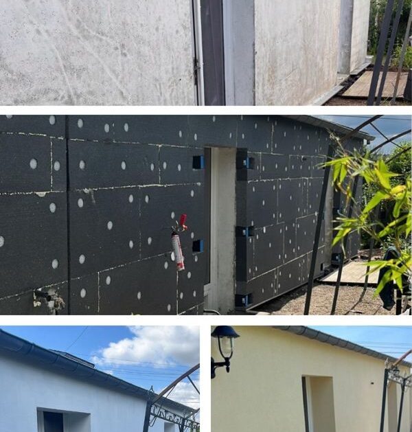 Chantier isolation extérieure